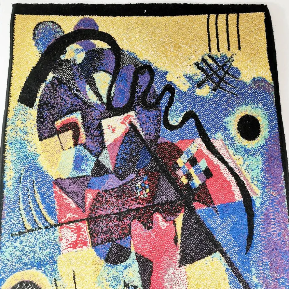 Tapis avec une composition de Wassily Kandinsky, Shahbano, Allemagne années 1980.