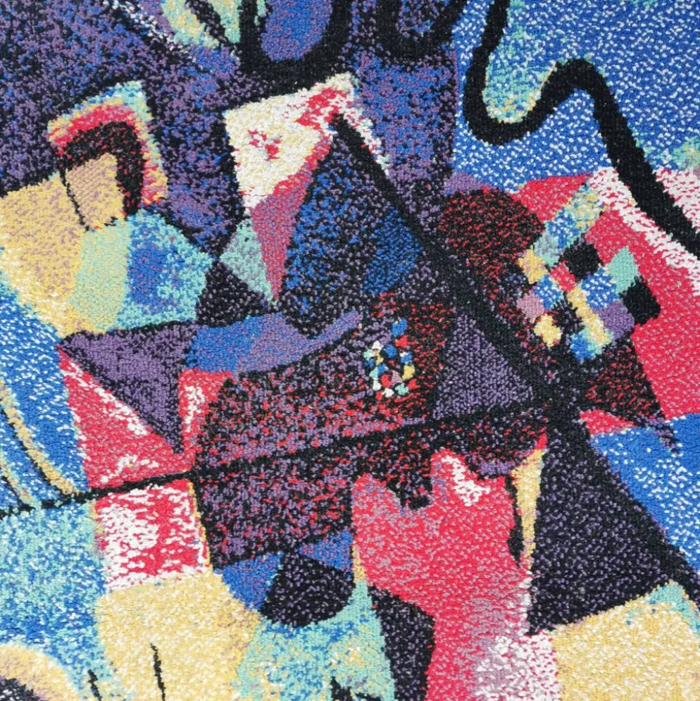 Tapis avec une composition de Wassily Kandinsky, Shahbano, Allemagne années 1980.
