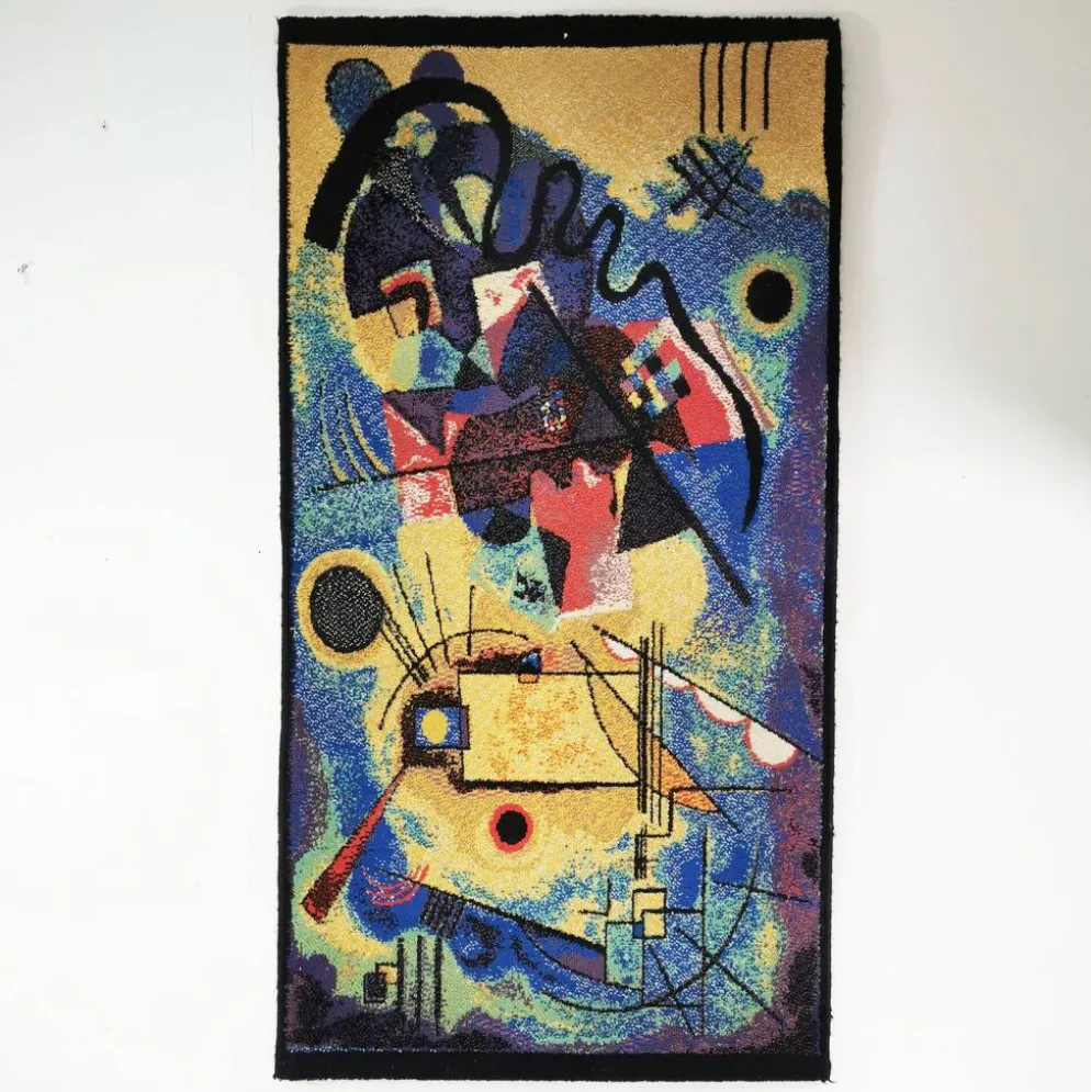 Tapis avec une composition de Wassily Kandinsky, Shahbano, Allemagne années 1980.