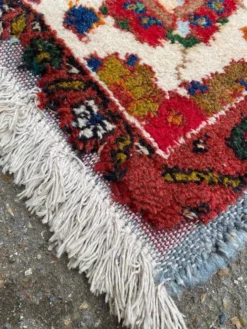 Tapis bakhtiar d'Iran en laine nouée fait main bordeaux 200x300cm