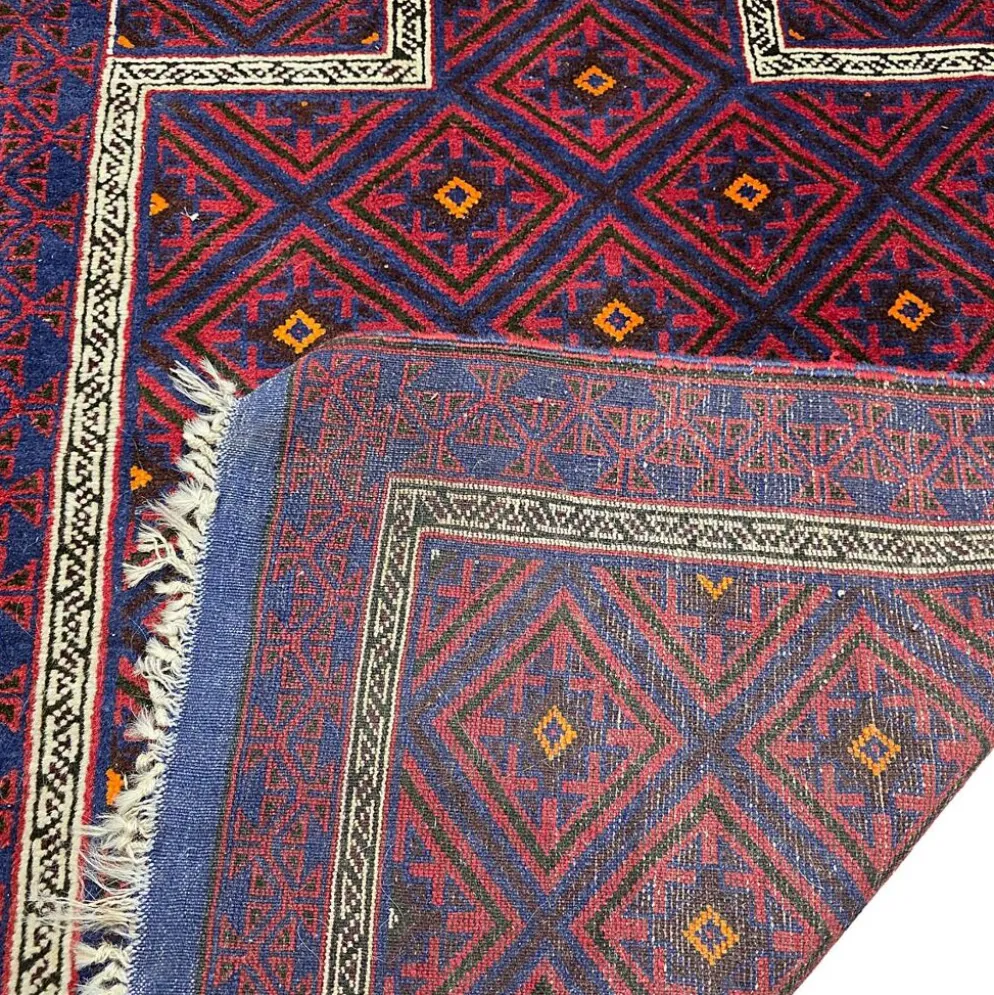 Tapis Baluch en laine noué à la main vintage, années 1970