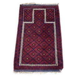 Tapis Baluch en laine noué à la main vintage, années 1970