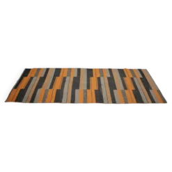 Tapis Bauhaus géométrique moderniste, Tchécoslovaquie, années 1930