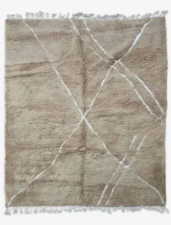 Tapis Beige Contemporain - 297 x 253 cm
