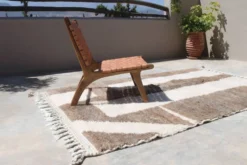 Tapis Beni Ouarain tissé à la main 255×160 cm - AZ820