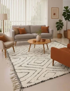 Tapis Beni Ouarain - 283 x 262 cm