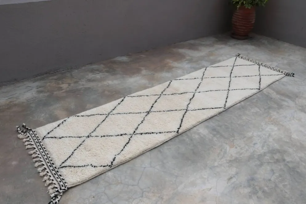 Tapis Beni Ouarain, 305 x 80 cm - R314