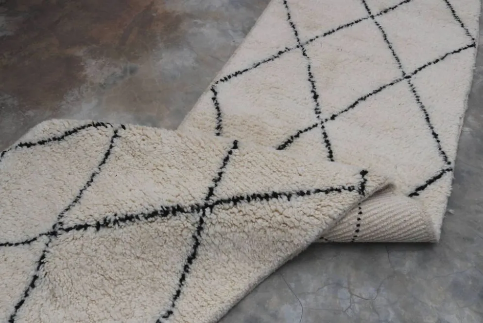 Tapis Beni Ouarain, 305 x 80 cm - R314
