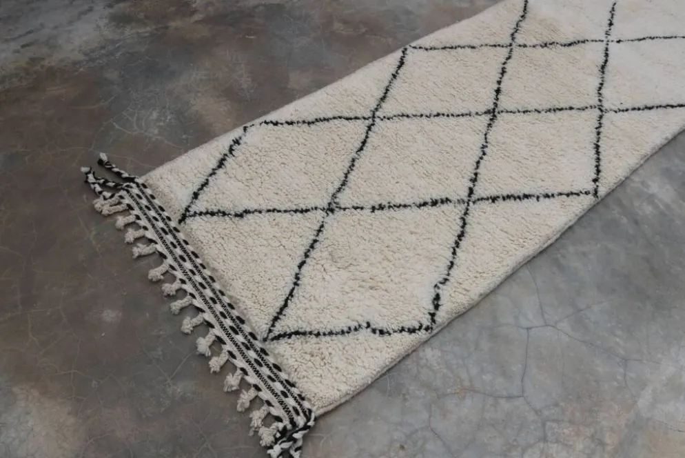 Tapis Beni Ouarain, 305 x 80 cm - R314