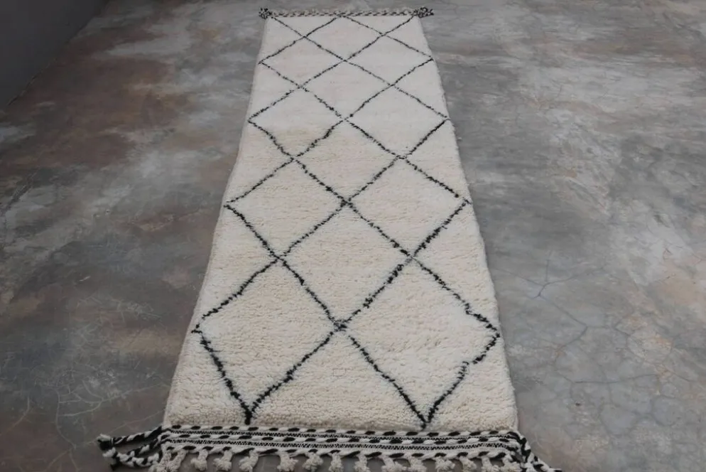 Tapis Beni Ouarain, 305 x 80 cm - R314