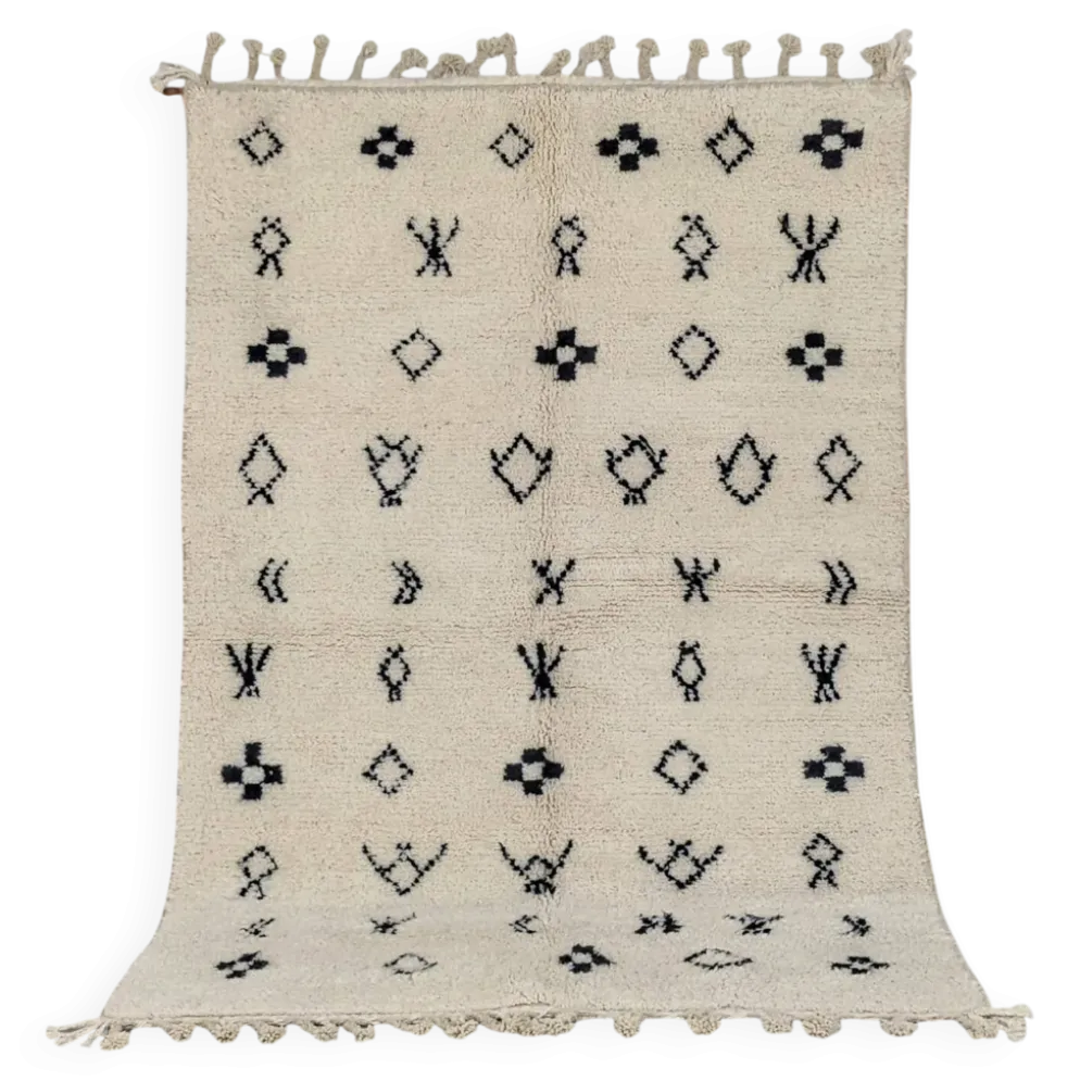 Tapis Beni Ouarain, 250 x 165 cm || 8,2 x 5,41 pieds, MS-316
