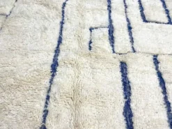 Tapis Beni Ouraine marocain traditionnelle artisanale taille 2/3 m