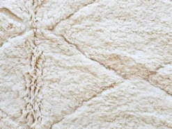Tapis beni ourain en laine pure fait main traditionnelle 1.5/2.5 m