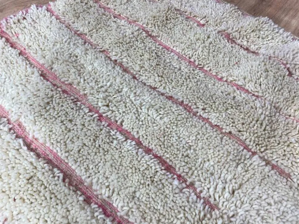 Tapis beni ourain fait main traditionnelle artisanale taille 150/250 cm