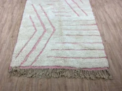 Tapis beni ourain fait main traditionnelle artisanale taille 150/250 cm