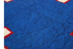 Tapis berbère beni ouraine en laine fait main traditionnelle taille 2/3 m