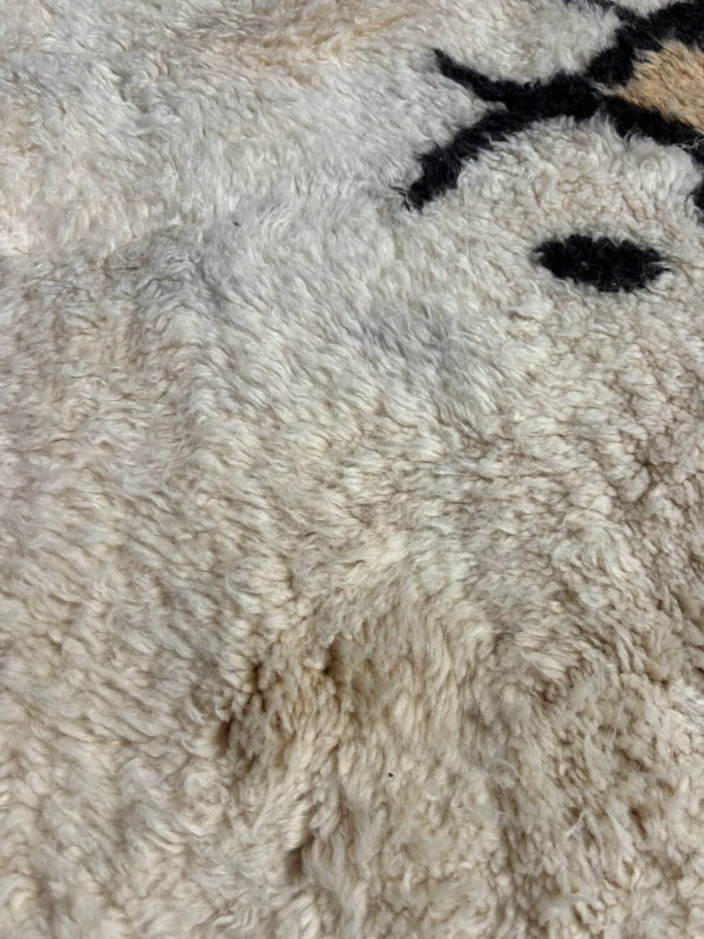 Tapis berbère Beni Ourain en laine, Marrakech