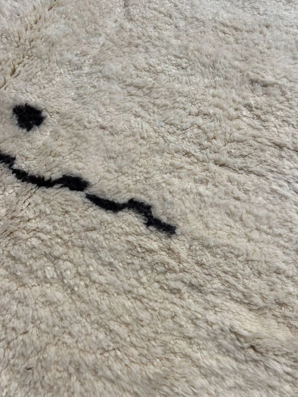 Tapis berbère Beni Ourain en laine, Marrakech