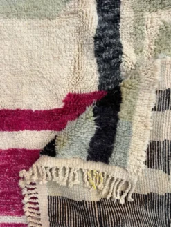 Tapis berbère Beni Ourain marocain en laine