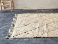 Tapis berbère en laine naturel 200/260cm