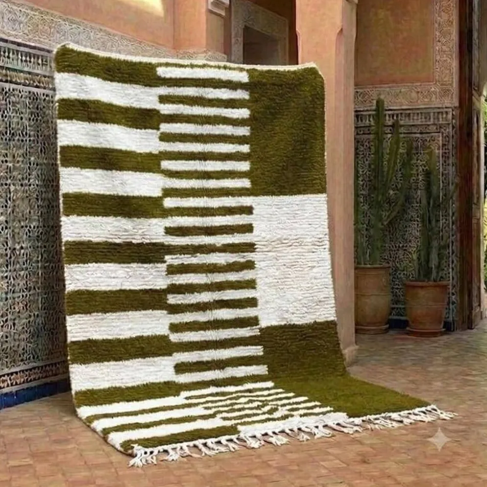Tapis berbère fait main artisanale traditionnelle taille 150/250 cm