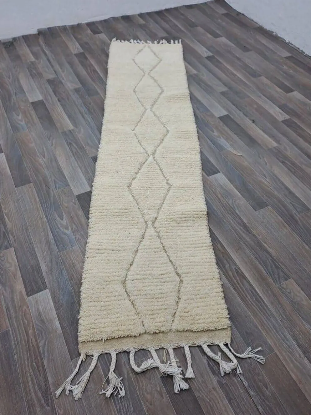 Tapis berbère fait main tapis de passage taille 75/300 cm