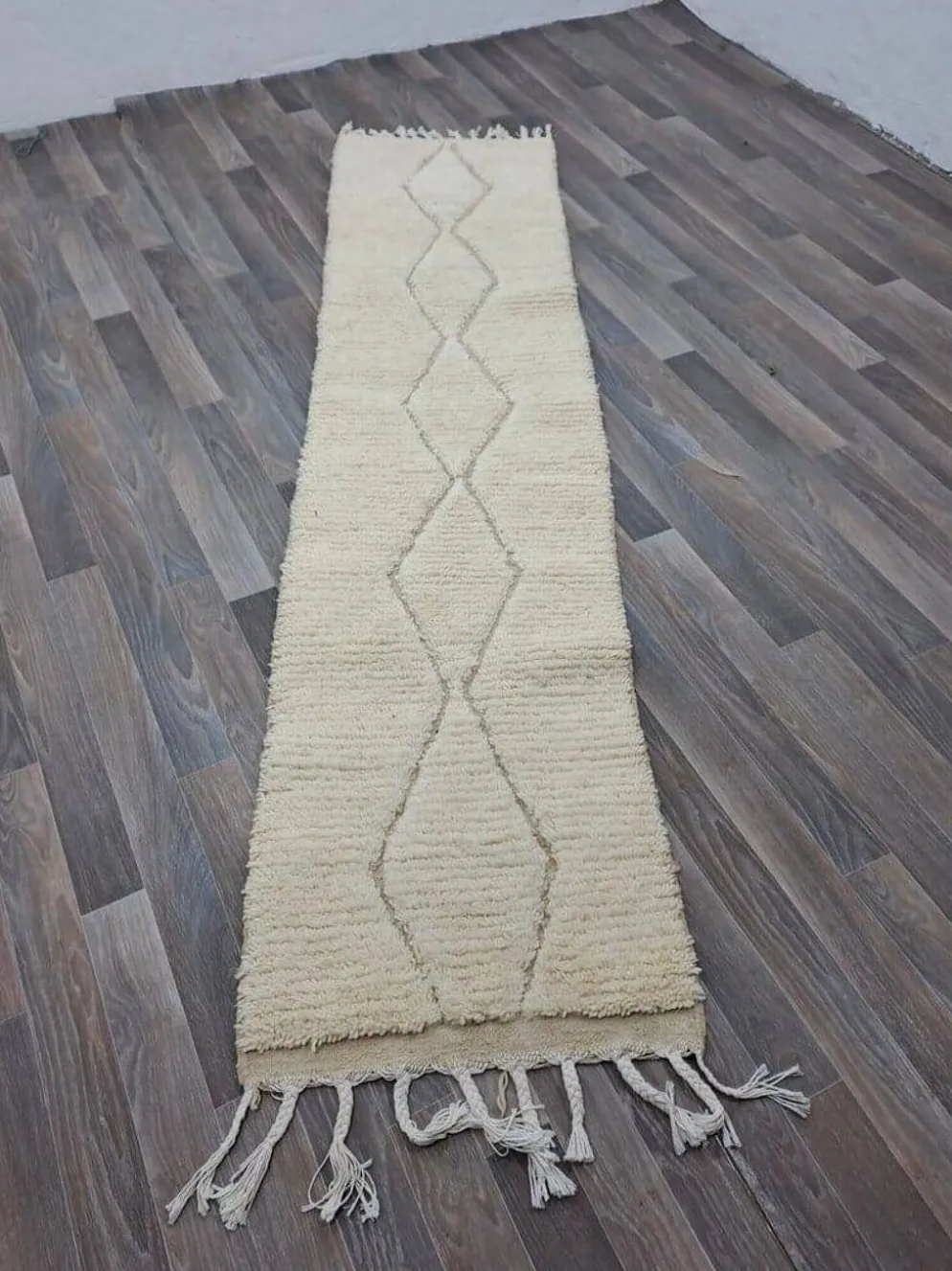 Tapis berbère fait main tapis de passage taille 75/300 cm