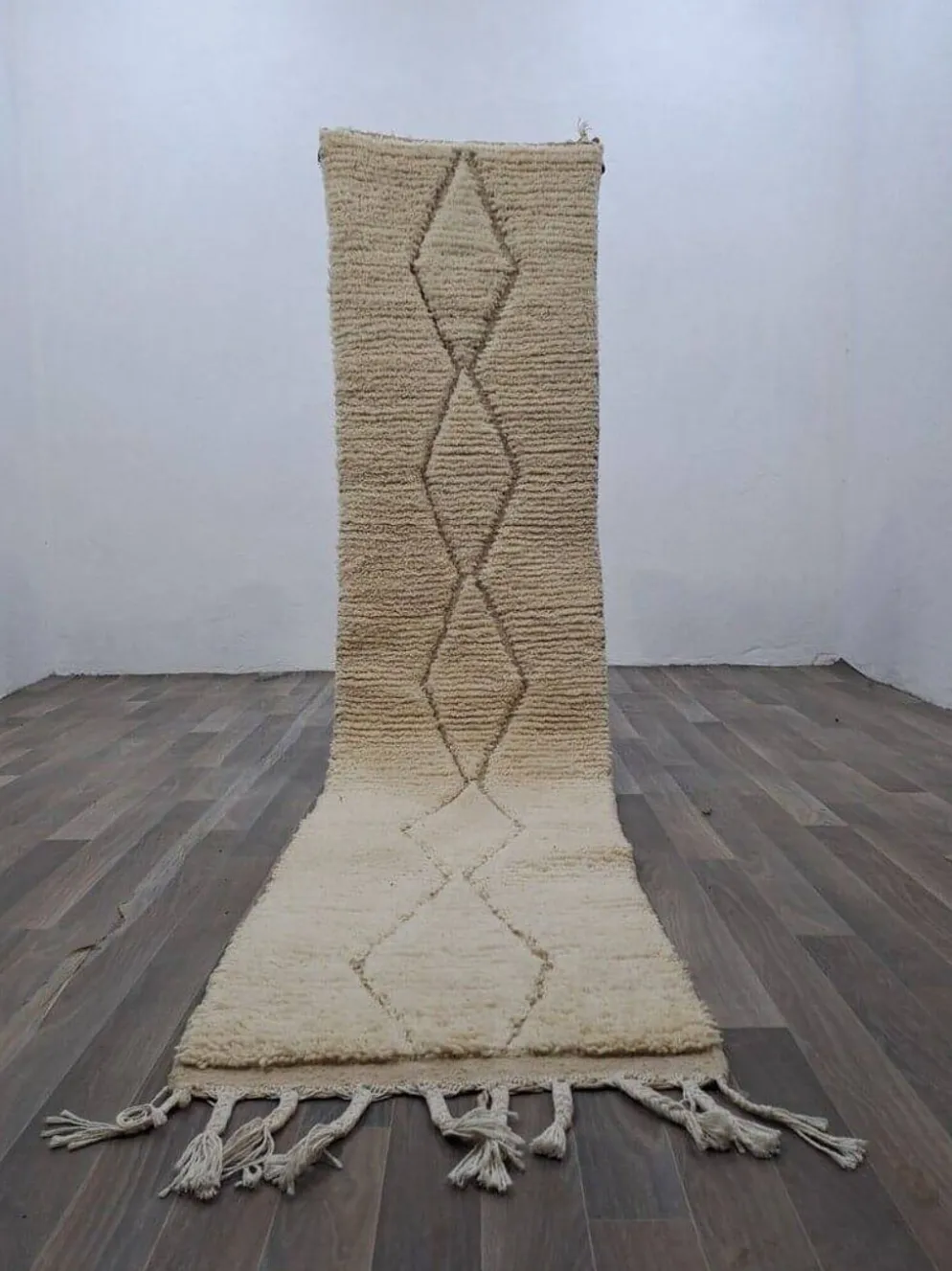 Tapis berbère fait main tapis de passage taille 75/300 cm