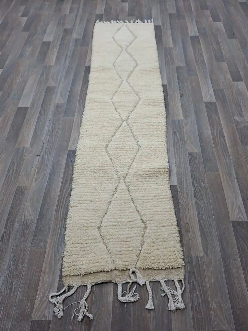 Tapis berbère fait main tapis de passage taille 75/300 cm