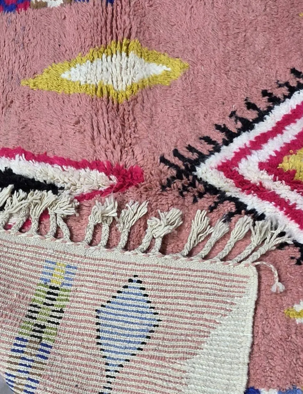 Tapis Berbère Rose - 293 x 210 cm