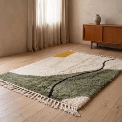 Tapis berbère traditionnel artisanale fait main 1,5/2,5 m