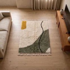 Tapis berbère traditionnel artisanale fait main 1,5/2,5 m