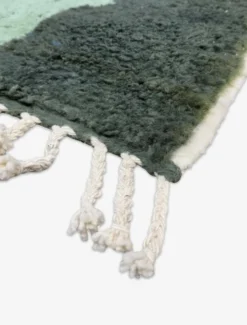 Tapis Berbère Vert Contemporain - 300 x 246 cm