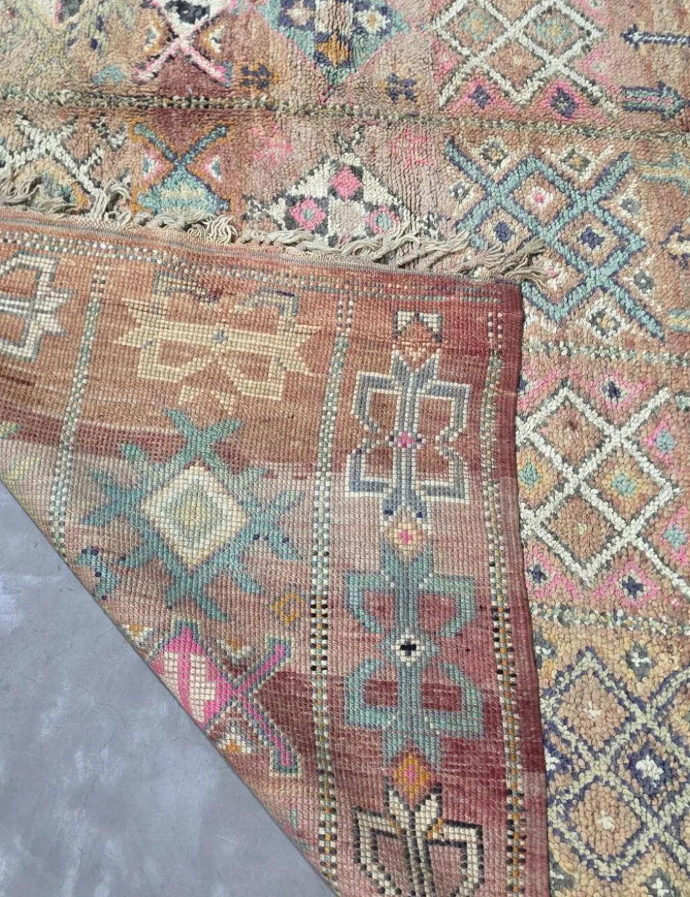 Tapis Berbère Vintage Boujad - 335 x 218 cm