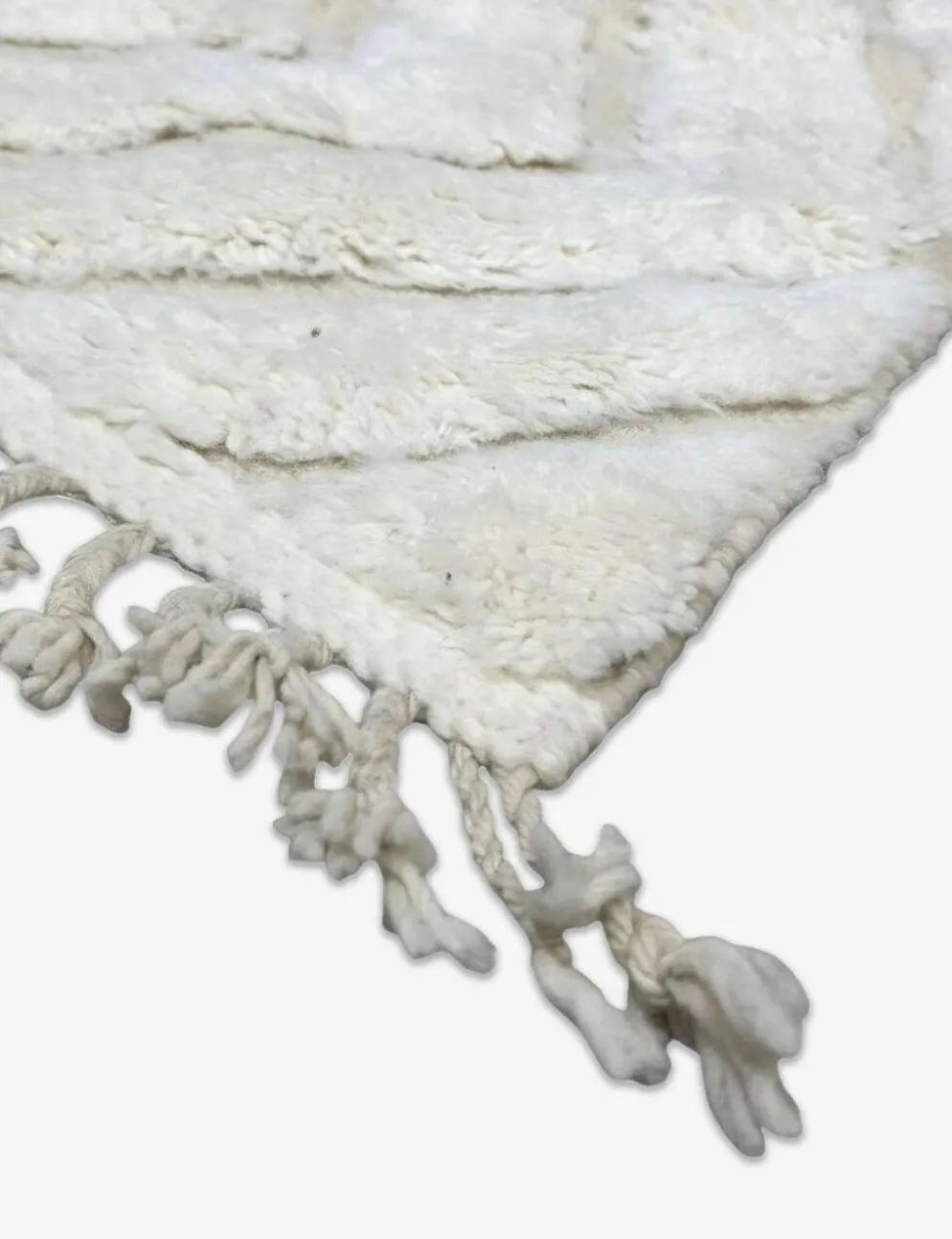 Tapis blanc Berbère - 300 x 196 cm