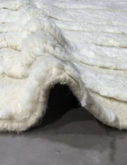 Tapis blanc Berbère - 300 x 196 cm