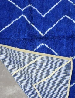 Tapis Bleu Contemporain - 303 x 245 cm