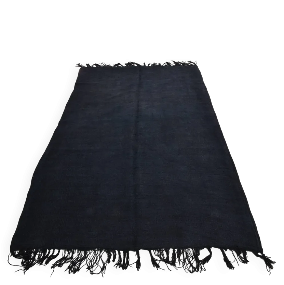 Tapis Blue Marine, Kilim Vintage en Laine 156x244 cm