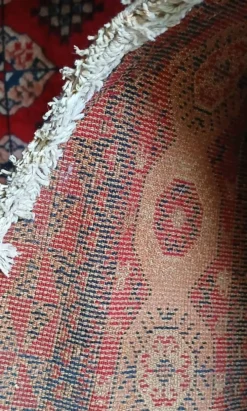 Tapis Boukhara Turkmène traditionnel noué à la main. Asie centrale