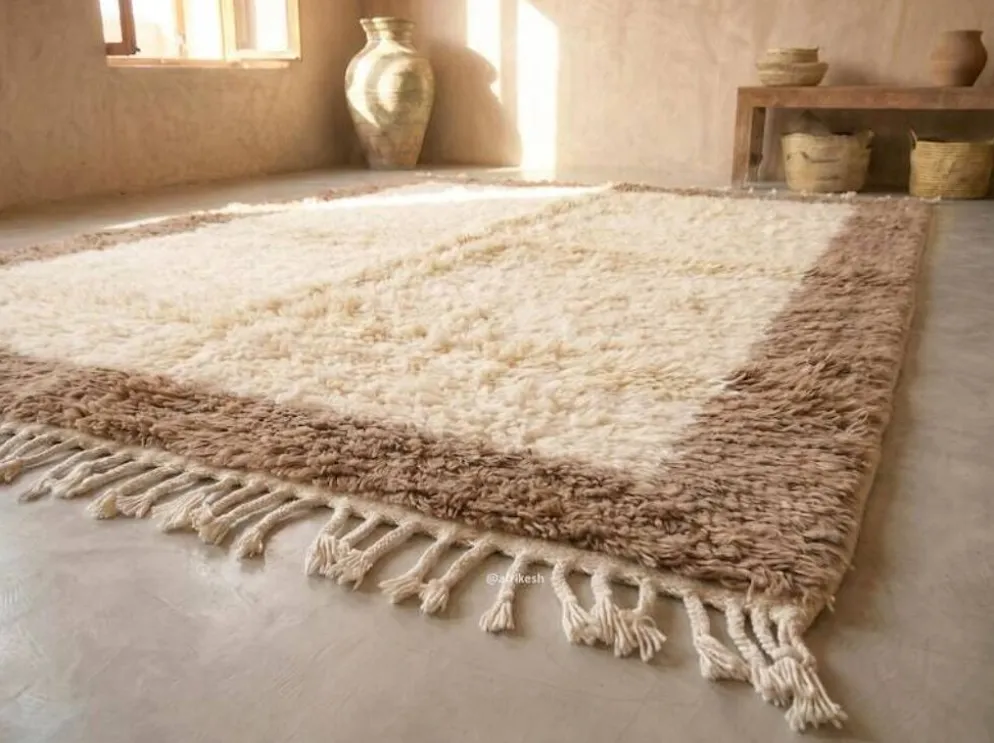 Tapis bérbere fait main artisanale traditionnelle taille 150/250 cm