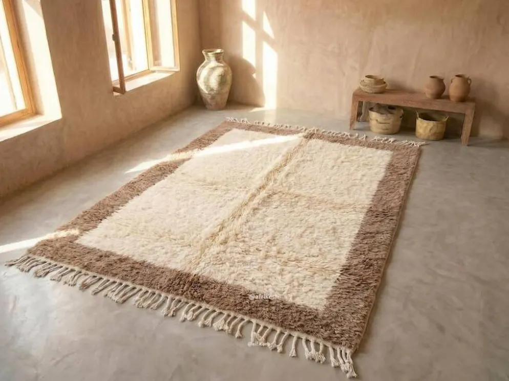Tapis bérbere fait main artisanale traditionnelle taille 150/250 cm