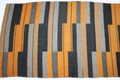 Tapis/Carpet géométrique moderniste Bauhaus, Tchécoslovaquie / années 1930