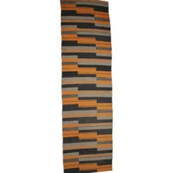 Tapis/Carpet géométrique moderniste Bauhaus, Tchécoslovaquie / années 1930