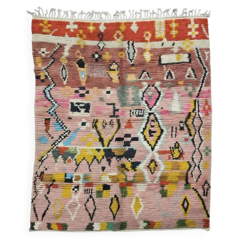 Tapis Coloré contemporain - 272 x 219 cm