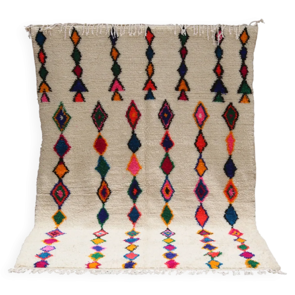 Tapis coloré fait main