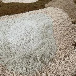 Tapis coloré psychédélique par Desso Pays-Bas Danemark 1970