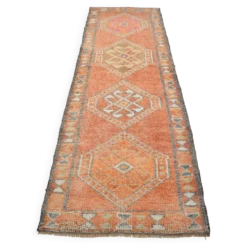 Tapis couloir Oushak vintage sku 3545