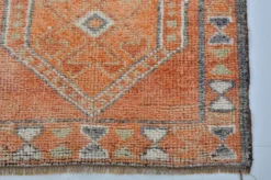 Tapis couloir Oushak vintage sku 3545
