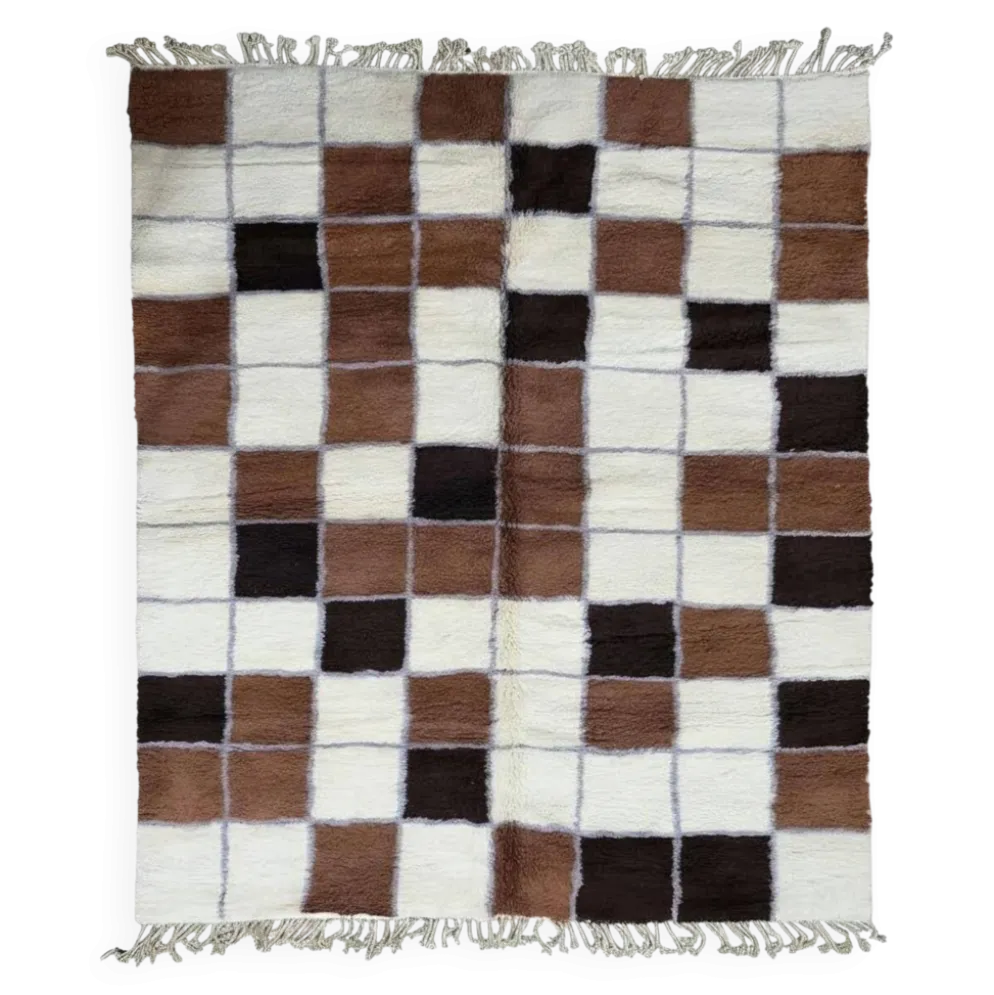 Tapis à Damier du Maroc - 300 x 259 cm