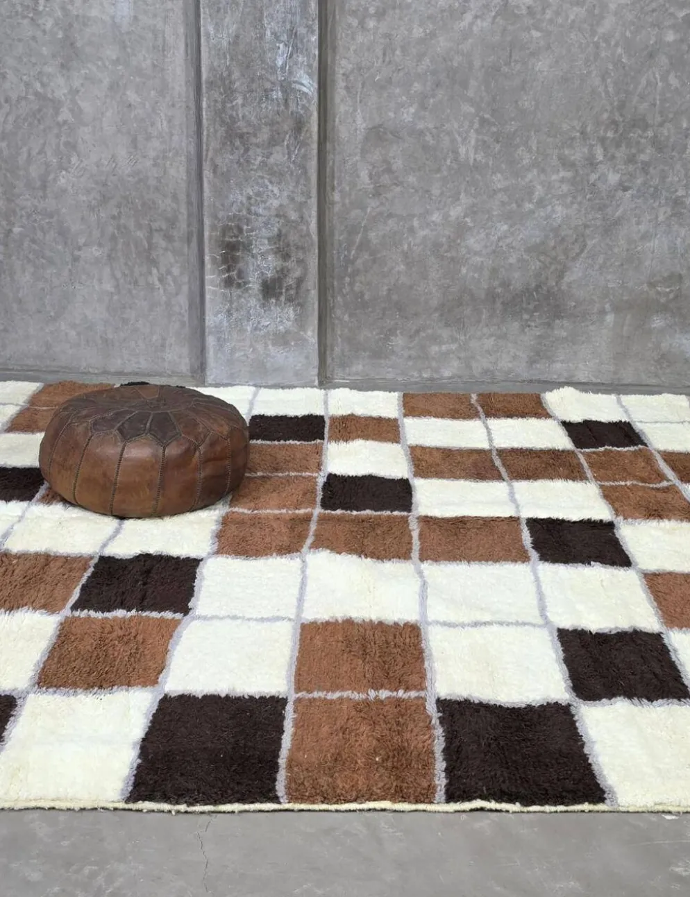 Tapis à Damier du Maroc - 300 x 259 cm